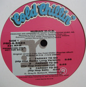 Nubian M.O.B. : Farway To Go (12", Promo)