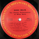 Miles Davis : Basic Miles - The Classic Performances Of Miles Davis (LP, Comp)