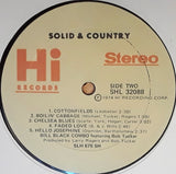 Bill Black Combo* Featuring Bob Tucker (2) : Solid & Country (LP, Album)