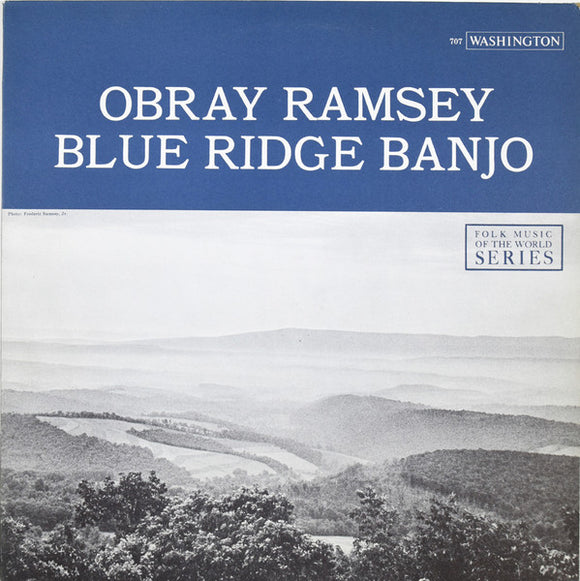 Obray Ramsey : Blue Ridge Banjo: Southern Mountain Folk Songs (LP, Album, Mono, RE)