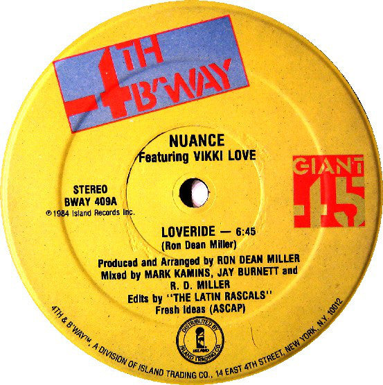 Nuance Featuring Vikki Love : Loveride (12