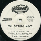 Ced (3) : Whatcha Say (12", Promo)