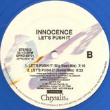 Innocence : Let's Push It (12", Promo, Blu)