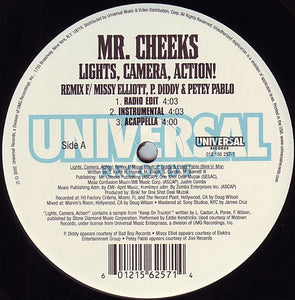 Mr. Cheeks F/ Missy Elliott, P. Diddy & Petey Pablo : Lights, Camera, Action! (Remix) (12")