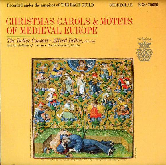 Alfred Deller, The Deller Consort* : Christmas Carols & Motets Of Medieval Europe (LP, Album)