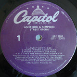 Ashford & Simpson : Street Opera (LP, Album, Win)