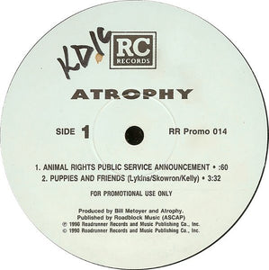 Atrophy (2) : Puppies And Friends (12", Promo)