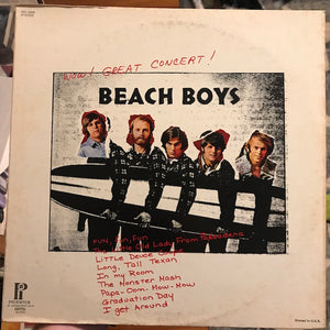 The Beach Boys : Wow! Great Concert! (LP, Album, RE)