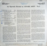 Cesare Siepi : Operatic Recital By Cesare Siepi - No.2 (LP, Album, Mono)