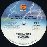 Pleasure (4) : Glide / The Real Thing (12")