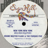 Grandmaster Flash & The Furious Five : New York New York (12", Promo)