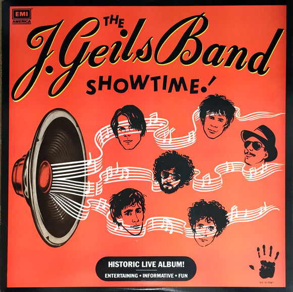 The J. Geils Band : Showtime! (LP, Album, Club)