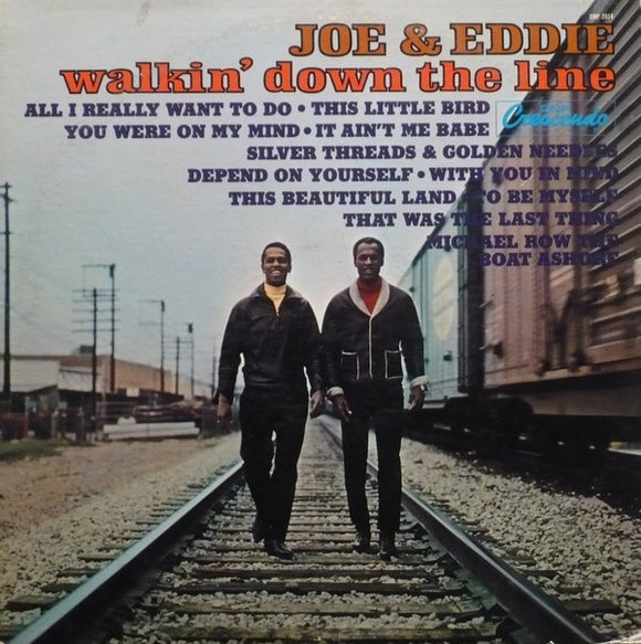 Joe & Eddie : Walkin' Down The Line (LP, Album, Mono)