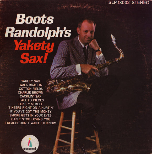 Boots Randolph : Boots Randolph's Yakety Sax! (LP, Album, RP)