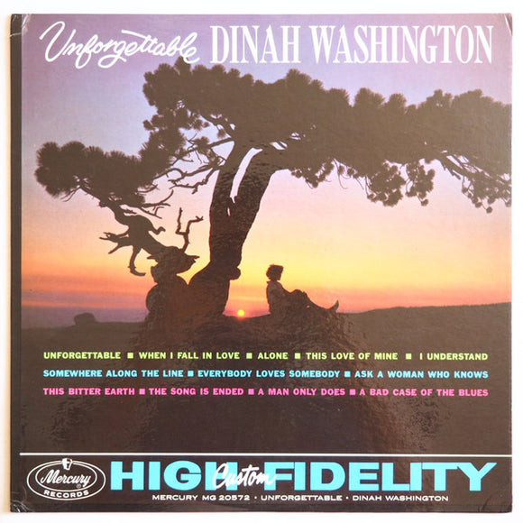 Dinah Washington : Unforgettable (LP, Album, Mono)