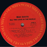 Mac Davis : All The Love In The World (LP, Album)