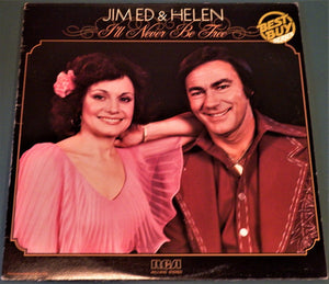 Jim Ed & Helen* : I'll Never Be Free (LP, Album)