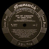 The Lennon Sisters : Let's Get Acquainted (LP, Album, Mono)