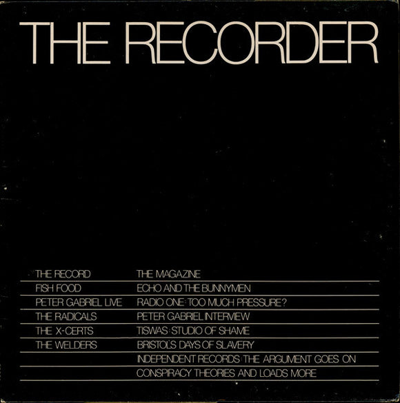 Various : The Recorder (LP, Comp)