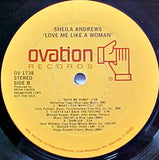 Sheila Andrews : Love Me Like A Woman (LP, Album, Promo)