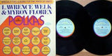 Lawrence Welk & Myron Floren : 24 Of The World's Greatest Polkas (2xLP, Comp, Gat)