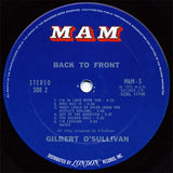 Gilbert O'Sullivan : Back To Front (LP, Album)