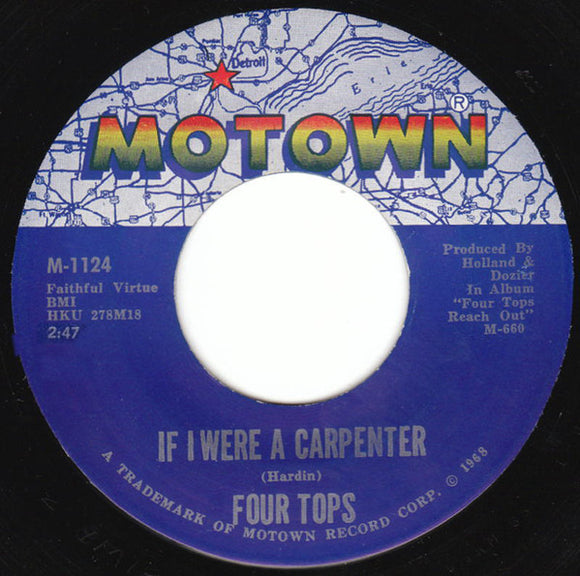 Four Tops : If I Were A Carpenter / Wonderful Baby (7