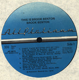 Brook Benton : This Is Brook Benton (LP, Album)