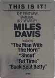 Miles Davis : The Man With The Horn (LP, Album, Pit)