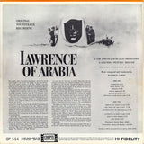 Maurice Jarre With The London Philharmonic Orchestra : Original Soundtrack Recording:  Lawrence Of Arabia (LP, Album, Mono)