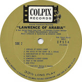 Maurice Jarre With The London Philharmonic Orchestra : Original Soundtrack Recording:  Lawrence Of Arabia (LP, Album, Mono)