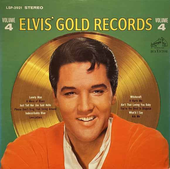 Elvis Presley : Elvis' Gold Records - Volume 4 (LP, Comp, Hol)