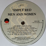 Simply Red : Men And Women (LP, Album, Spe)