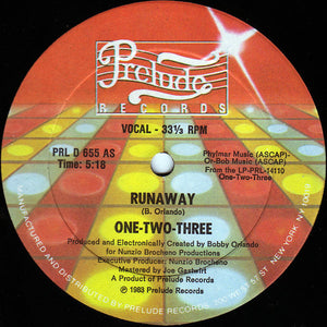 One-Two-Three : Runaway (12")