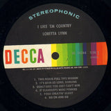 Loretta Lynn : I Like 'Em Country (LP, Album, Pin)