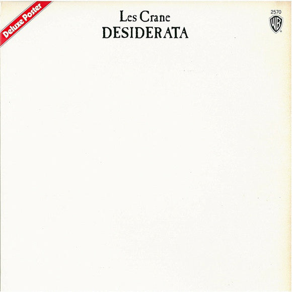 Les Crane : Desiderata (LP, Album)