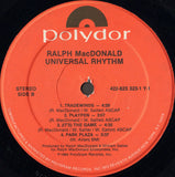 Ralph MacDonald : Universal Rhythm (LP, Album)