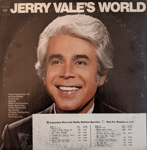 Jerry Vale : Jerry Vale's World (LP, Album, Promo)