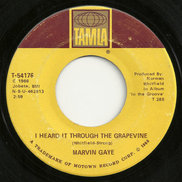 Marvin Gaye : I Heard It Through The Grapevine (7