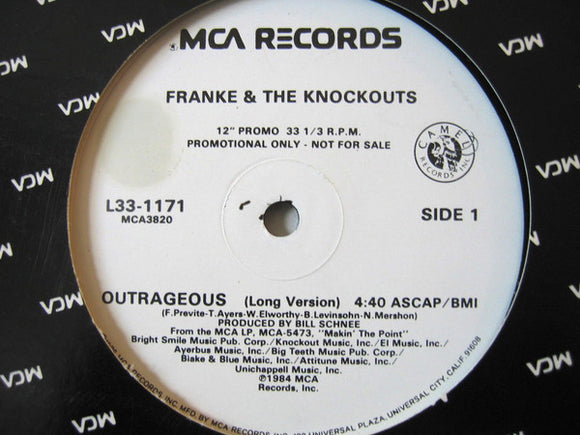 Franke & The Knockouts : Outrageous (12