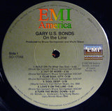 Gary U.S. Bonds : On The Line (LP, Album, Jac)