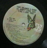 Tony Orlando & Dawn : He Don't Love You, Like I Love You (LP, Album, SP-)