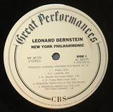 Sergei Prokofiev, Georges Bizet : Leonard Bernstein, The New York Philharmonic Orchestra : Prokofiev: Classical Symphony / Bizet: Symphony In C (LP, RE)