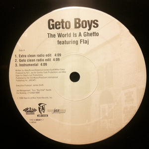 Geto Boys : The World Is A Ghetto (12")