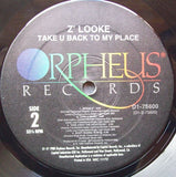 Z'Looke : Take U Back To My Place (LP)