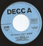 Jack Greene And Jeannie Seely : Wish I Didn't Have To Miss You / My Tears Don't Show (7", Promo)