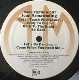 Joan Armatrading : Back To The Night (LP, Album, Ter)