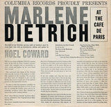 Marlene Dietrich : Marlene Dietrich At The Cafe De Paris (LP, Album, Mono, RE)