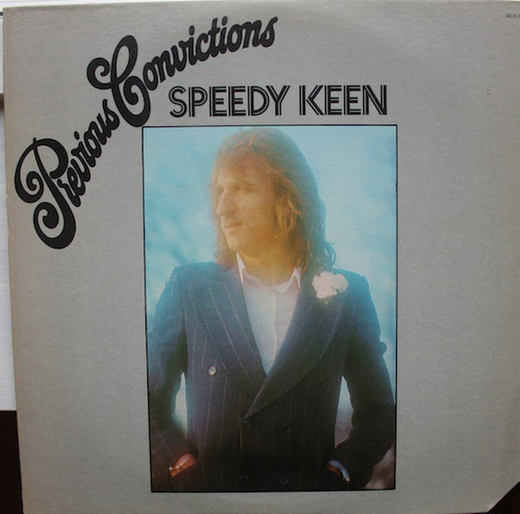 Speedy Keen* : Previous Convictions (LP, Album, Pin)