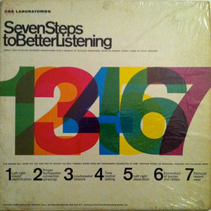 CBS Laboratories : Seven Steps To Better Listening (LP, Mono)